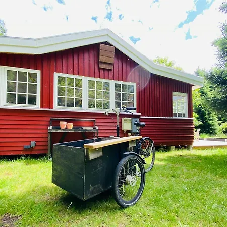Red Wood House Within Frederiksvaerk's Nature * Frederiksværk